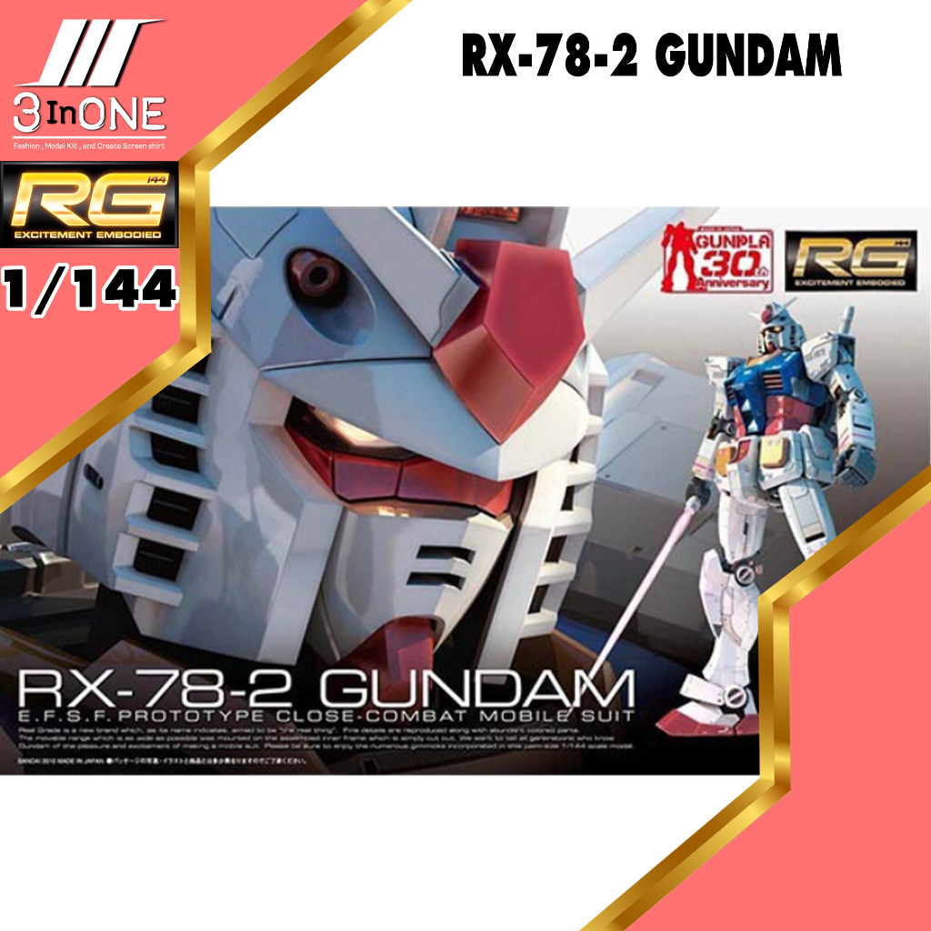 Bandai RG Gundam  ขนาด 1/144