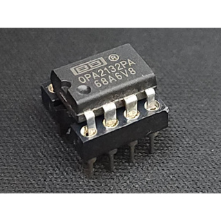 Dual OP-AMP ออปแอมป์ OPA2132PA ตัวถังพลาสติก ผลิตที่ Korea ของแท้ พร้อมส่ง