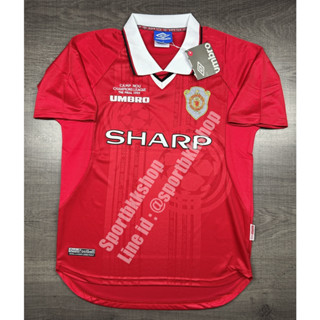 [Retro] - เสื้อฟุตบอล ย้อนยุค แมนยู Home เหย้า 1999/2000 ชุดแชมป์ยูฟ่าแชมป์เปี้ยนลีค