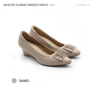 LA BELLA รุ่น LB ELITE CLASSIC WEDGE HEELS - SAND