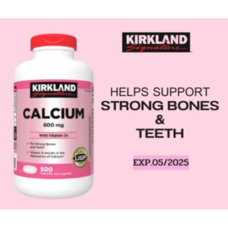 Kirkland Signature Calcium 600 mg. with Vitamin D3 500 tablets