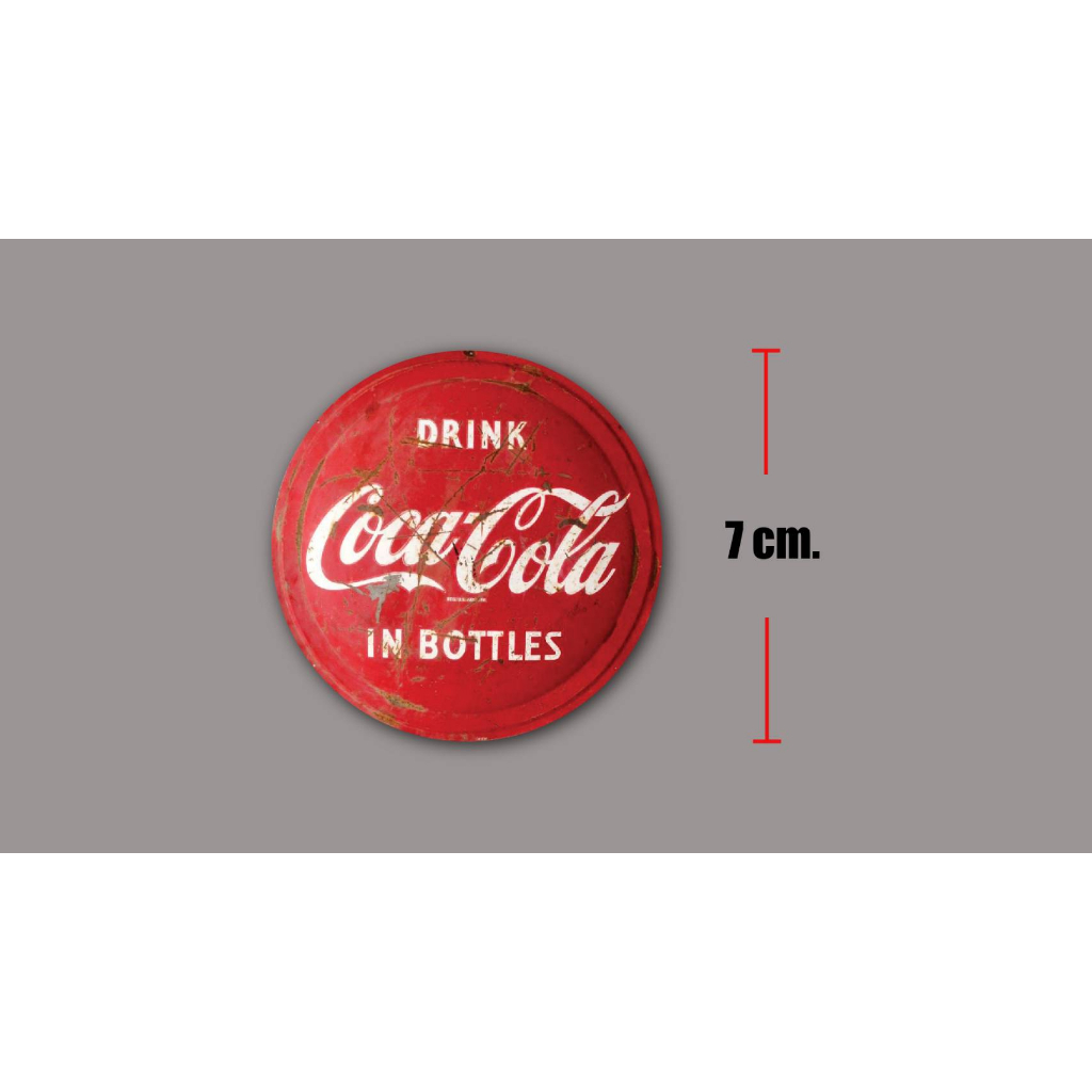 sticker pvc coca cola in  bottles สติกเกอร์ โคคา โคล่า งานออฟเซ็ทแท้ pvc กันน้ำ กันแดด