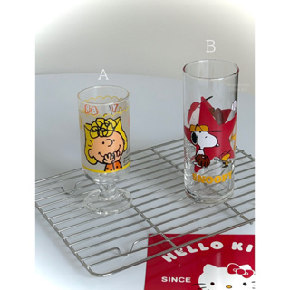 Snoopy Glass แก้วใสสนุ๊ปปี้ Peanuts