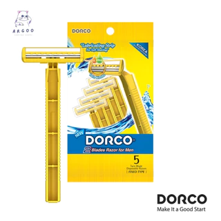 Dorco (ดอร์โก้) มีดโกนหนวด ที่โกนหนวด จำนวน 1 ซอง (6 ด้าม)