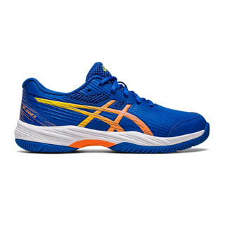 Asics รองเท้าเทนนิสเด็ก Gel-Game 9 GS | Tuna Blue/Sun Peach ( 1044A060-960 )