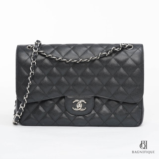 CHANEL CLASSIC 12_ BLACK CAVIAR SHW