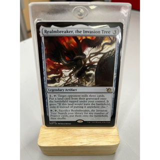 การ์ด MTG Realmbreaker, the Invasion Tree Artifact Magic the gathering EDH รุ่น March of the Machine MoM สภาพ Nm