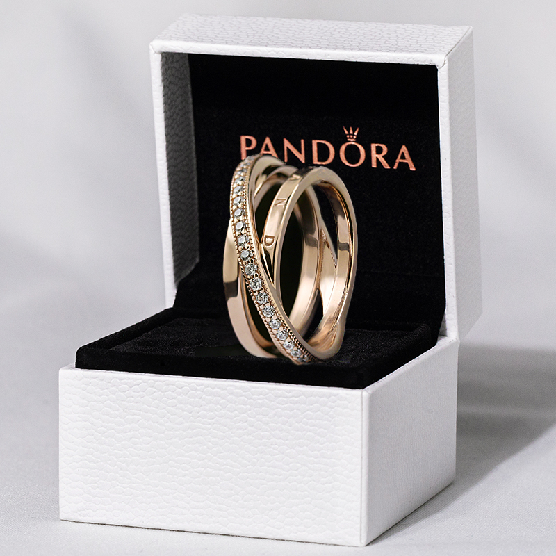 🔥สินค้าพร้อมส่งในไทย🔥Pandora แท้ แหวน pandora pandora ring เงิน925 แหวนผู้หญิง แหวนแฟชั่น ของขวัญวาเลนไ
