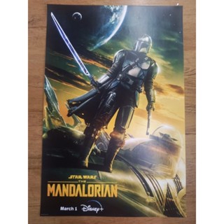 โปสเตอร์หนังซีรีส์ติดผนัง Star wars the mandalorian