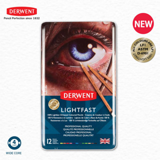 ดินสอสีไม้ Derwent ชุด 12 Lightfast // Pastel //ราคาพิเศษ//