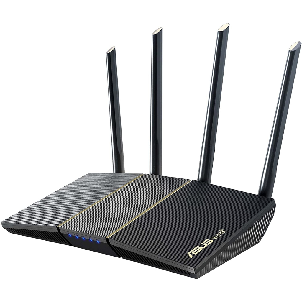 ROUTER (เราเตอร์) ASUS ROUTER RT-AX57 AX3000 DUAL BAND WIFI6 -รับประกัน 3 ปี