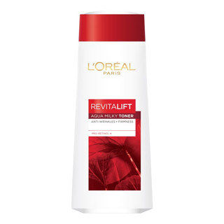 LOREAL Paris Revitalift Anti-Aging+Firming Aqua Milky Toner(200 ml) ลอรีอัล ปารีส โทนเนอร์บำรุงผิว