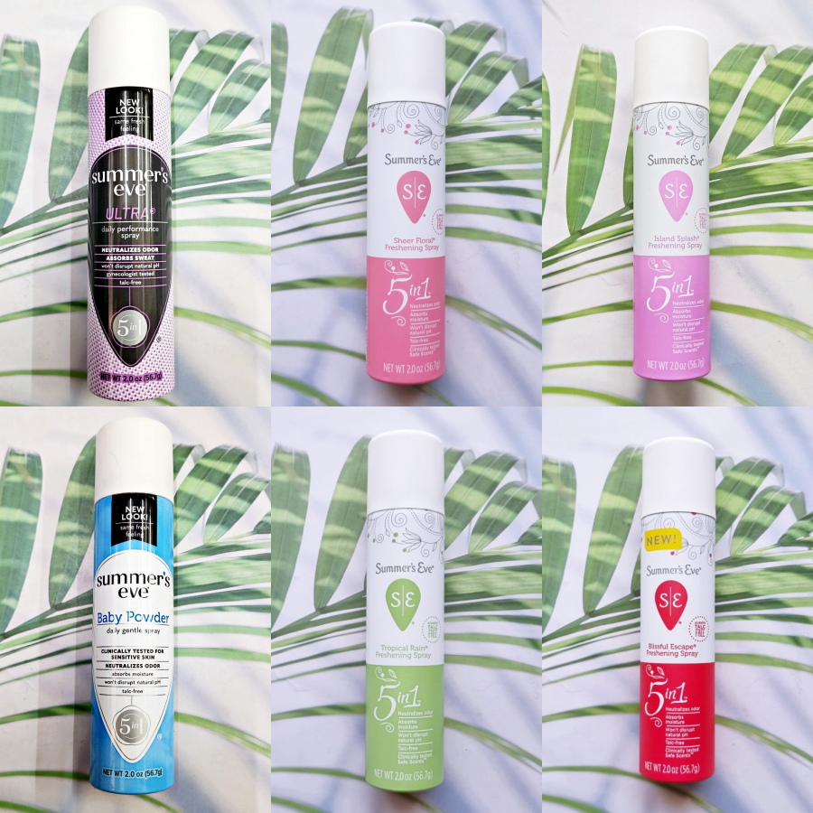 (Summer's Eve®) Freshening Spray 56.7g ซัมเมอร์อีฟ สเปรย์ สำหรับจุดซ้อนเร้น ลดกลิ่น 5 in 1, pH Balanced