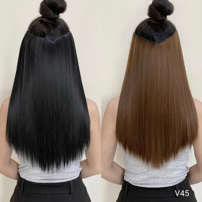 แฮร์พีซ รุ่น V45 แพใหญ่ ผมนิ่มมาก ไม่เงา ทนความร้อน ทำความสะอาดได้