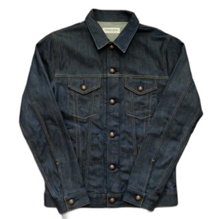 Vanquish Denim Jacket อก 20 นิ้ว ยาว 27 นิ้ว สียีนส์ มือสอง ของแท้