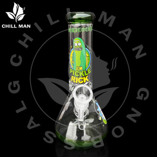 บ้องแก้ว 20cm บ้อง Rick and Morty แฮนด์เมด บ้องพกพา บ้องกัญชาแก้ว GLASS BONG D0089