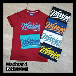 เสื้อยืดMadbrand, ลายWarrior - 3 สี, ผ้าCOTTON.