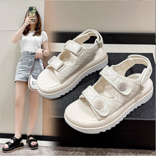 พร้อมส่ง รองเท้ารัดส้นสไตล์เกาหลี (แนะนำลดไซต์)