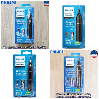 Philips® Norelco Nose Trimmer 1000 Model NT1605/60 or NT1715/60 ฟิลิปส์ เครื่องตัดแต่งขนจมูก+ขนบนใบหน้า