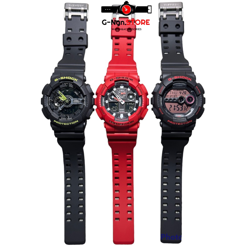 G-shock กรอบสาย รุ่น GA-100,110,120,140 GD-100,110,120สีแดง,สีม่วง,สีโอรส,สีครีม,สีเทา,สีใส,Mambox,ชมพูไฮเปอร์,เหลืองBB