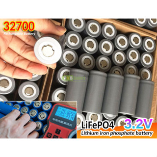 [พร้อมส่ง] ถ่านชาร์จ 32700 3.2v 6Ah 6.5Ah LiFePo4 แบตเตอรี่ลิเธียมฟอสเฟต Rechargeable Lithium iron phosphate Battery