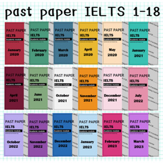 ielts 1-18 academic past paper ข้อสอบเก่า