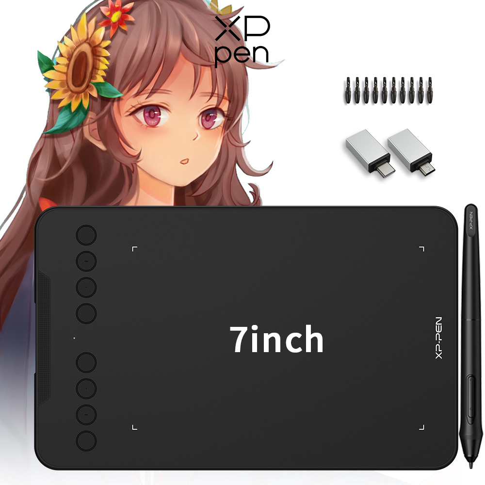XPPen Deco mini7 Drawing Tablet Pen Tablet Graphic Tablet For Digital Art Support Android Phone & La
