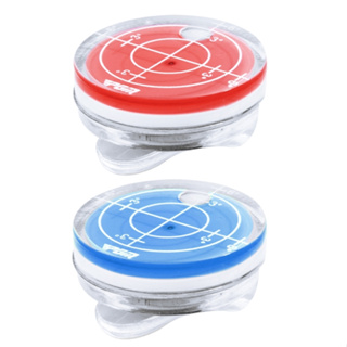 คลิปมาร์กเกอร์แม่เหล็ก PGM สีแดงและสีฟ้า (MK011) สําหรับมาร์กลูกกอล์ฟ Magnetic Golf Clip Ball Marker