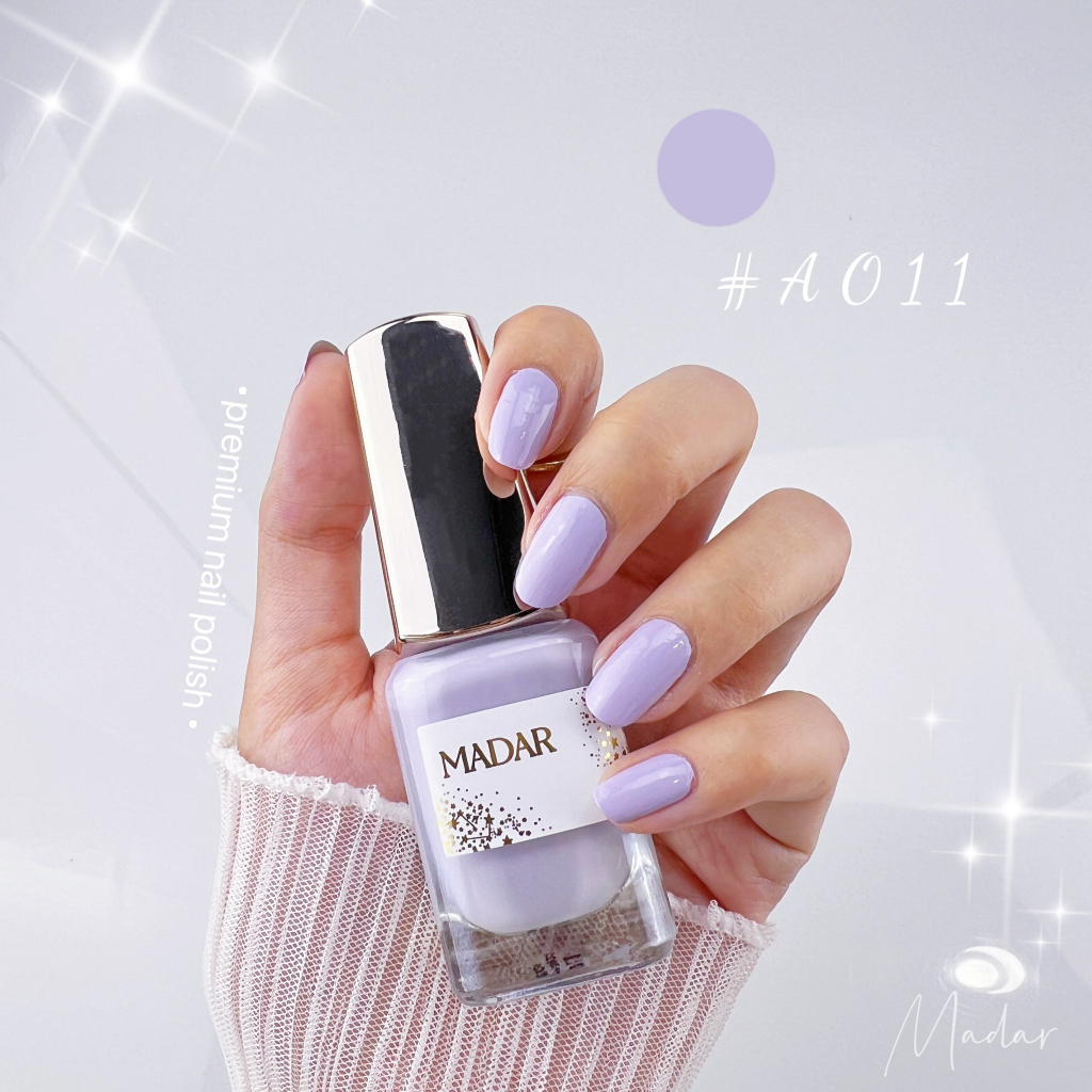 ยาทาเล็บ Madar Premium Nail Polish สีม่วง #AO11 (Lilac)