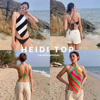 Lalapis | HEIDI TOP🍊 เสื้อไหมพรมผูกหลัง