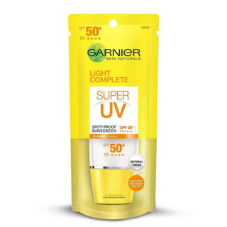 Garnier Skin Naturals Bright Complete UV การ์นิเย่ สกิน แนทเชอรัลส์ ไบรท์ คอมพลีท ซุปเปอร์ ยูวี สปอต-พรูฟ ซันสกรีน 30ml.