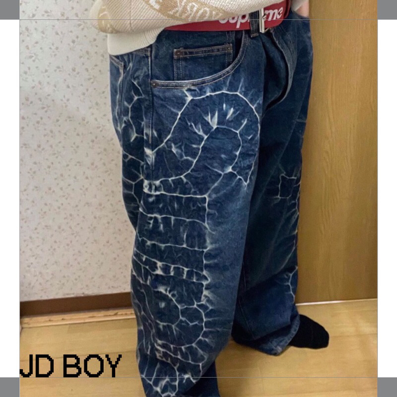 💥สินค้าพร้อมส่ง💥 JDBOY - Supreme shibori jeans SS23 ของแท้💯