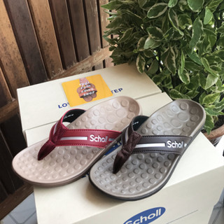 Scholl รองเท้าสกอลล์- Biom Beck แตะคีบUnisex เพื่อสุขภาพ รองรับอุ้งเท้า สำหรับภาวะเท้าแบน ส้นสูง 4 เซน