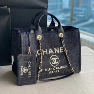 🔥ผ่อนได้🔥Chanel Shopping Bag Size 38 cm งาน Original อุปกรณ์ : Full Box Set [ กระเป๋าสะพายข้าง ]