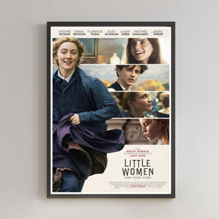 Little Woman Poster (2019) โปสเตอร์ภาพยนต์ สี่ดรุณี by Greta Gerwig / Saoirse Ronan, Emma Watson สินค้าขนาด 33x48 cm