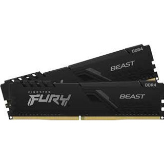 (KF426C16BBK2/32) 32GB 2666MHz DDR4 CL16 DIMM (Kit of 2) FURY Beast Black