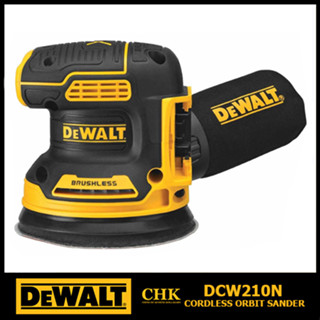 DEWALT DCW210 เครื่องขัดกระดาษทรายไร้สาย 125mm รุ่น DCW210N-KR (เครื่องเปล่า) 18v-20v BLM DCW210N