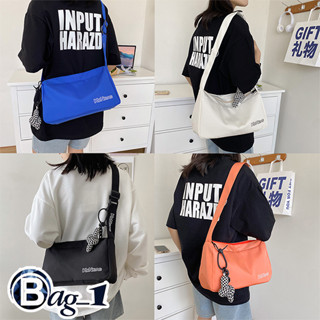 bag(BAG1851) กระเป๋าสะพายข้างKoNBAG ผ้าอ๊อกซ์ฟอร์ด (แถมที่ห้อย)