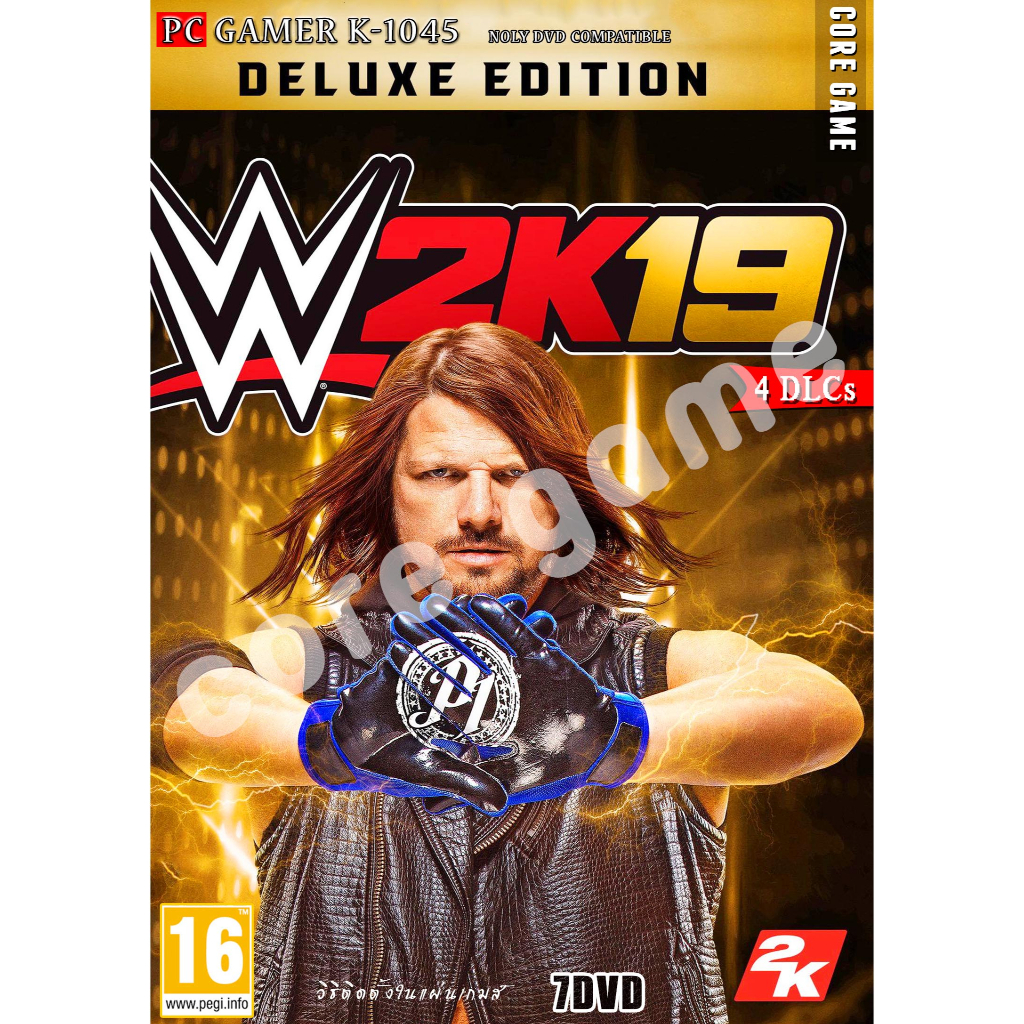 WWE 2K19  Digital Deluxe Edition + 4 DLCs แผ่นและแฟลชไดร์ฟ  เกมส์ คอมพิวเตอร์  Pc และ โน๊ตบุ๊ค