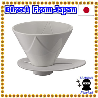 【ของแท้จากญี่ปุ่น】ดริปกาแฟ Hario V60 Mugen V60 ดริปเปอร์กาแฟ แบบครั้งเดียว สีขาว สําหรับกาแฟ 1 2 ถ้วย