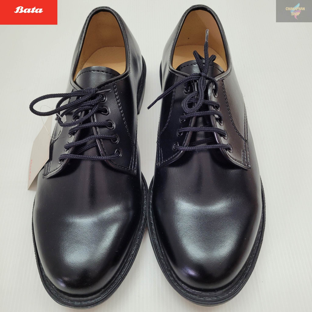 Bata บาจา รองเท้าหนังPVC สำหรับผู้ชาย รุ่น Campus สีดำ 821-6782