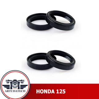 2 ชิ้น ซีลโช๊คหน้า+ซีลกันฝุ่น Honda 125 250 500 CR125R CR250R CR500R