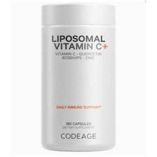 Codeage Liposomal Vitamin C (180 capsules) ไลโปโซมวิตามินซีเข้มข้น 1500mg