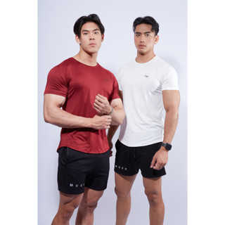 Musculo lycra active เสื้อยืดกีฬาแห้งไว ทรงชายโค้ง