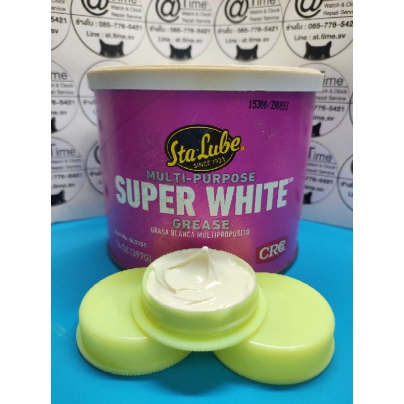 CRC Sta-Lube Super White (แบ่งขาย 7 กรัม น้ำหนักจริงไม่รวมตลับ) White Lithium Grease : NLGI Grade 1.5 : Made in USA