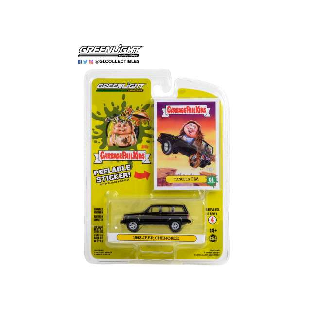 Greenlight 1/64 Garbage Pail Kids Series 4 - 1993 Jeep Cherokee 54070-F