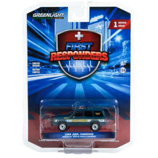 Greenlight 1/64 First Responders Series 1 - 1998 Jeep Cherokee 67040-B