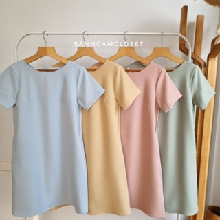 basic dress รุ่นคอกลม สีใหม่🤩