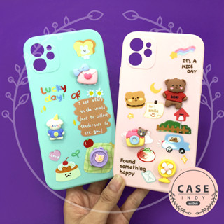 Oppo  A16 A16k   A53  A74 เคสมือถือนิ่ม TPU กันเลนส์กล้องนูนลายการ์ตูนติดอะไหล่