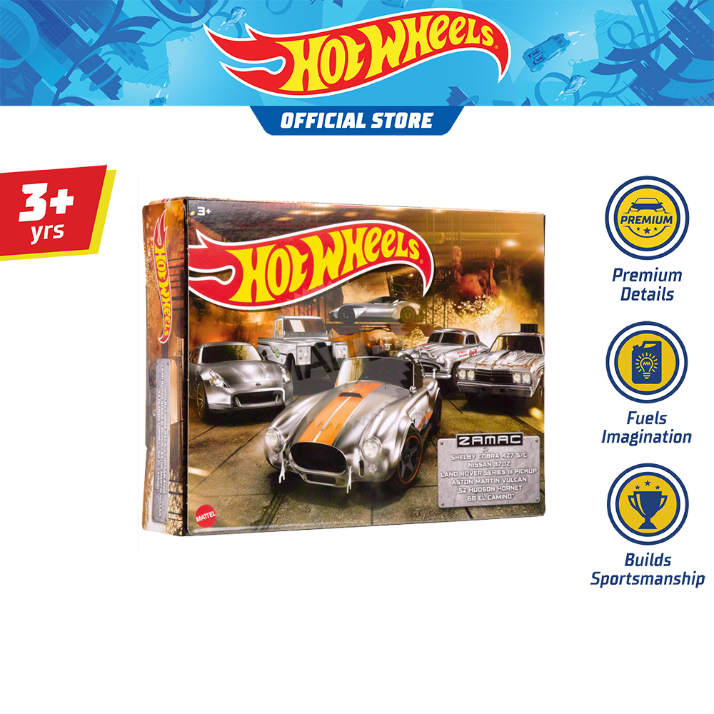 Hot Wheels Zamac Multi Pack ฮอตวีล รถรุ่นโมเดลซาแม็กกล่อง แพ็ค 6  คัน (HLK52)